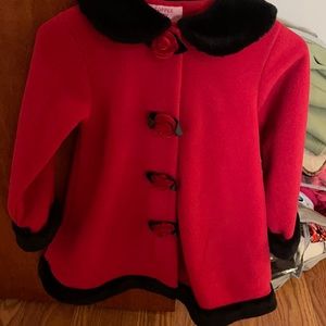 Girls flare coat